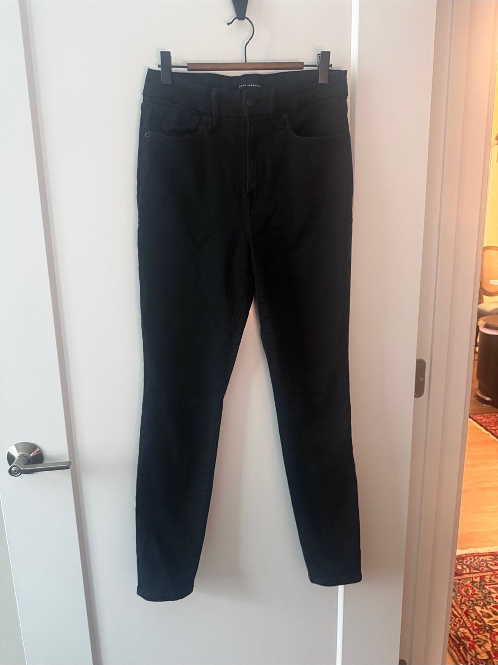 Good American Always Fits Good Legs Skinny Jeans- Black165